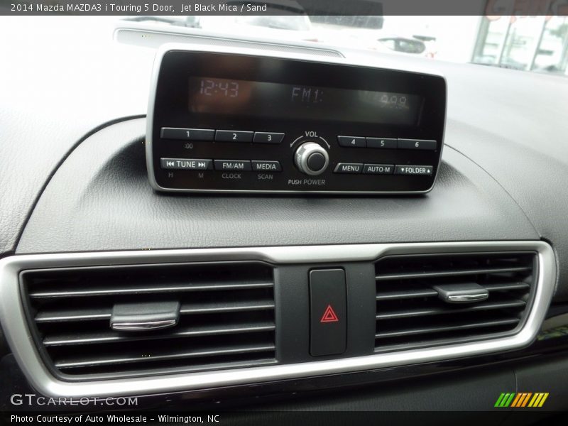Jet Black Mica / Sand 2014 Mazda MAZDA3 i Touring 5 Door