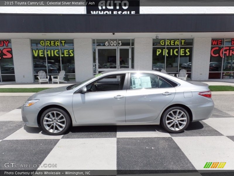 Celestial Silver Metallic / Ash 2015 Toyota Camry LE