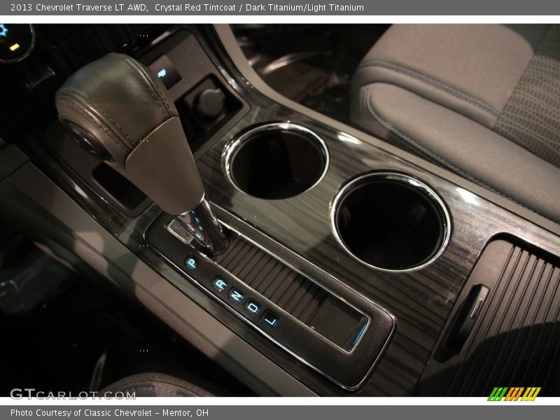Crystal Red Tintcoat / Dark Titanium/Light Titanium 2013 Chevrolet Traverse LT AWD