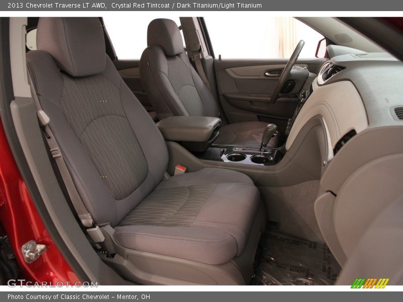 Crystal Red Tintcoat / Dark Titanium/Light Titanium 2013 Chevrolet Traverse LT AWD