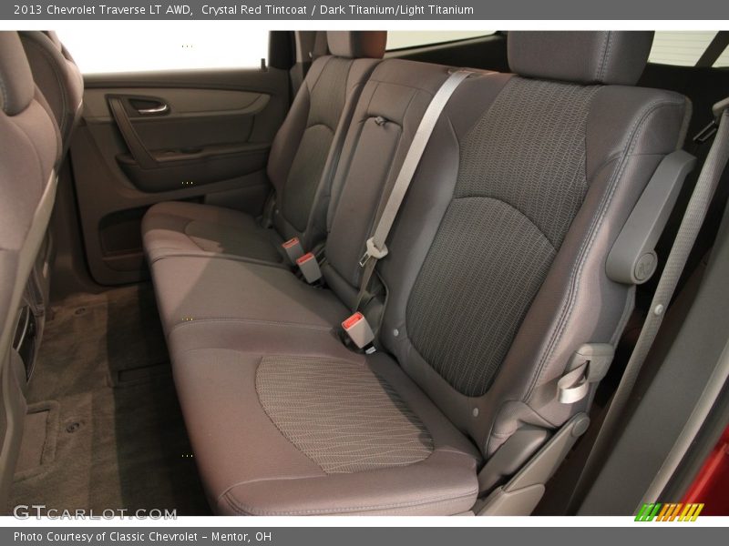 Crystal Red Tintcoat / Dark Titanium/Light Titanium 2013 Chevrolet Traverse LT AWD