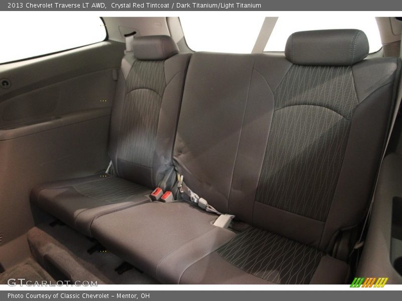 Crystal Red Tintcoat / Dark Titanium/Light Titanium 2013 Chevrolet Traverse LT AWD
