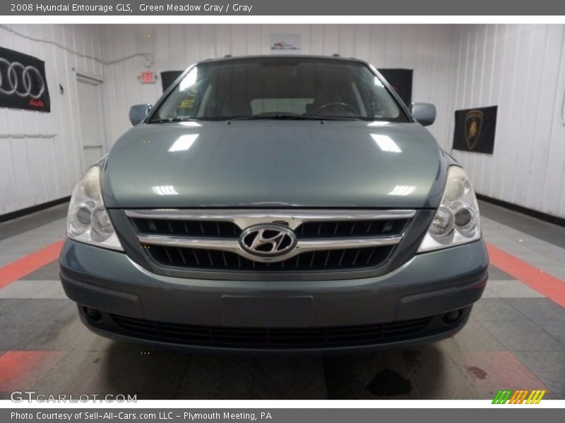 Green Meadow Gray / Gray 2008 Hyundai Entourage GLS