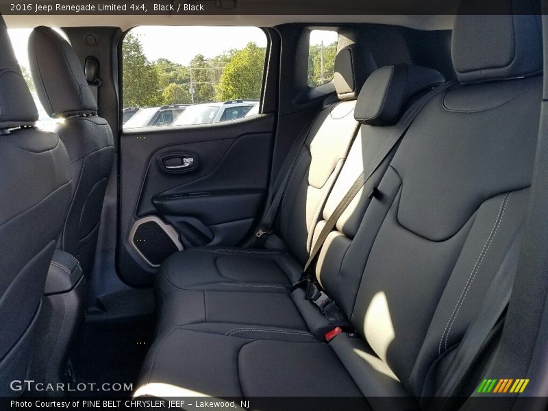 Black / Black 2016 Jeep Renegade Limited 4x4