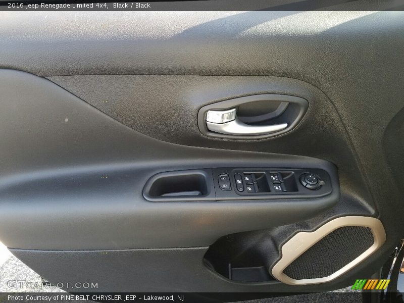 Black / Black 2016 Jeep Renegade Limited 4x4