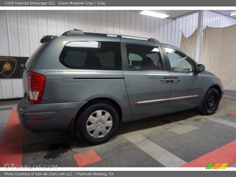 Green Meadow Gray / Gray 2008 Hyundai Entourage GLS