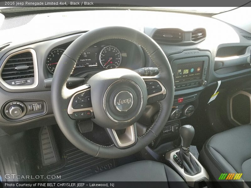 Black / Black 2016 Jeep Renegade Limited 4x4