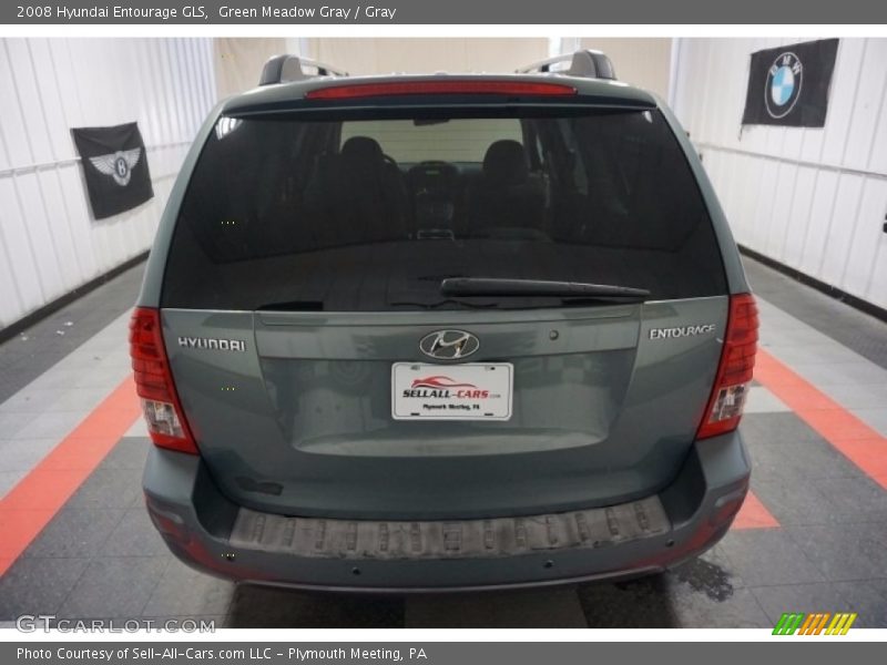 Green Meadow Gray / Gray 2008 Hyundai Entourage GLS