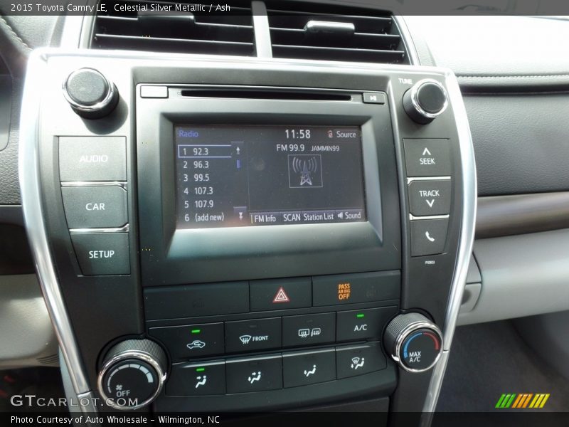 Celestial Silver Metallic / Ash 2015 Toyota Camry LE