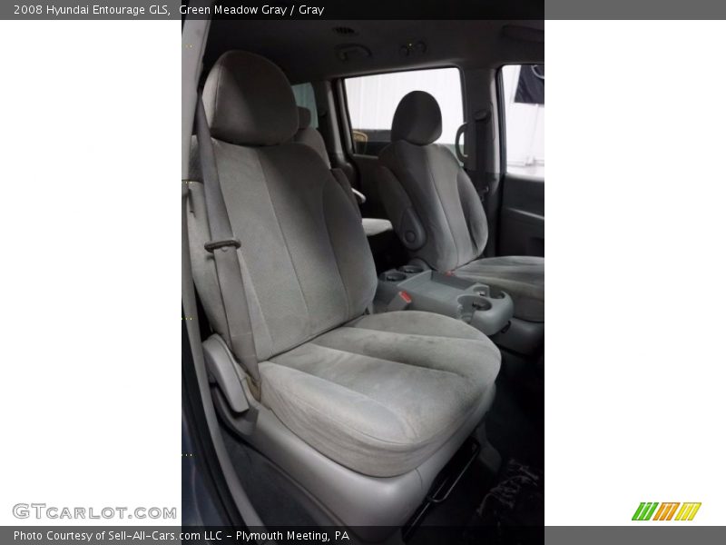 Green Meadow Gray / Gray 2008 Hyundai Entourage GLS