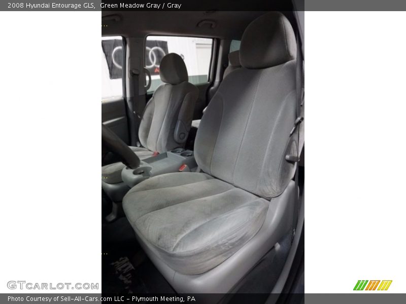 Green Meadow Gray / Gray 2008 Hyundai Entourage GLS