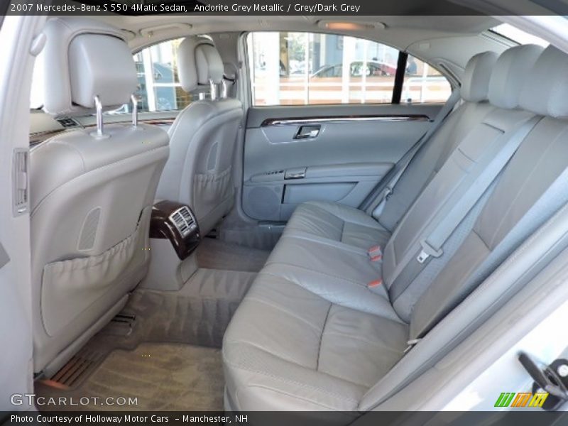 Andorite Grey Metallic / Grey/Dark Grey 2007 Mercedes-Benz S 550 4Matic Sedan