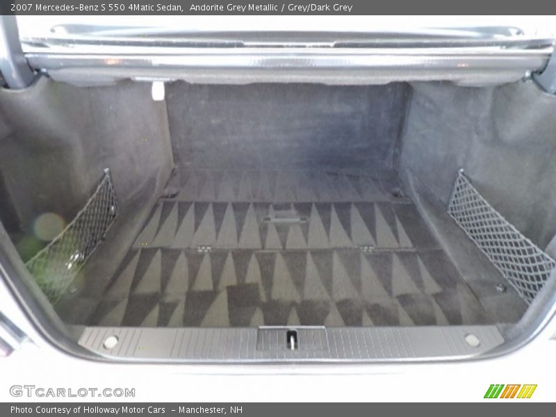 Andorite Grey Metallic / Grey/Dark Grey 2007 Mercedes-Benz S 550 4Matic Sedan