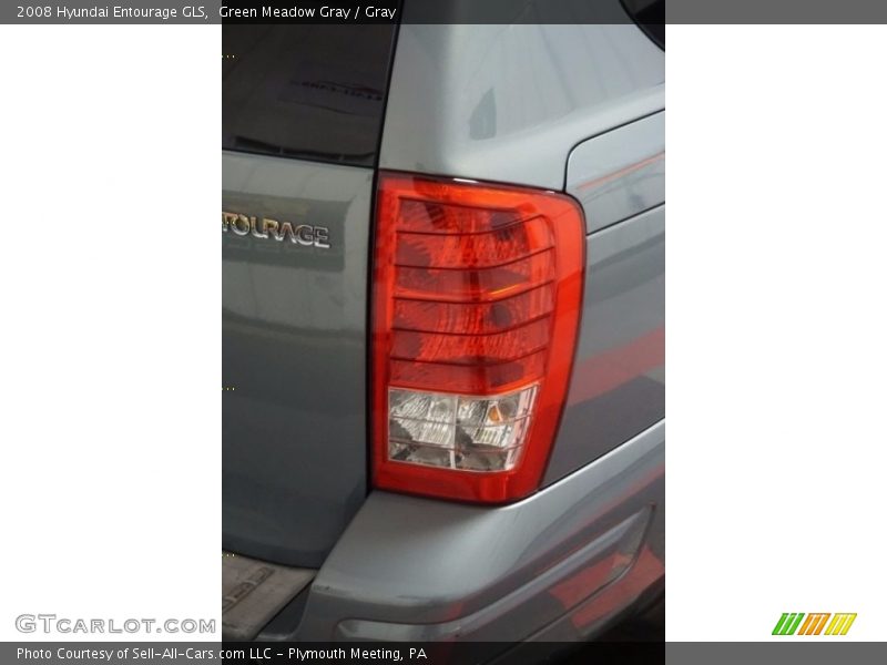 Green Meadow Gray / Gray 2008 Hyundai Entourage GLS