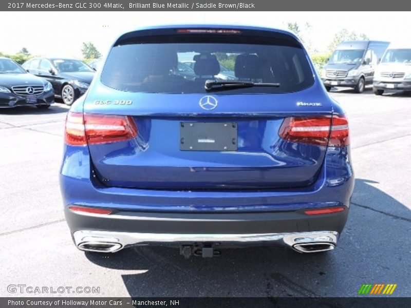 Brilliant Blue Metallic / Saddle Brown/Black 2017 Mercedes-Benz GLC 300 4Matic