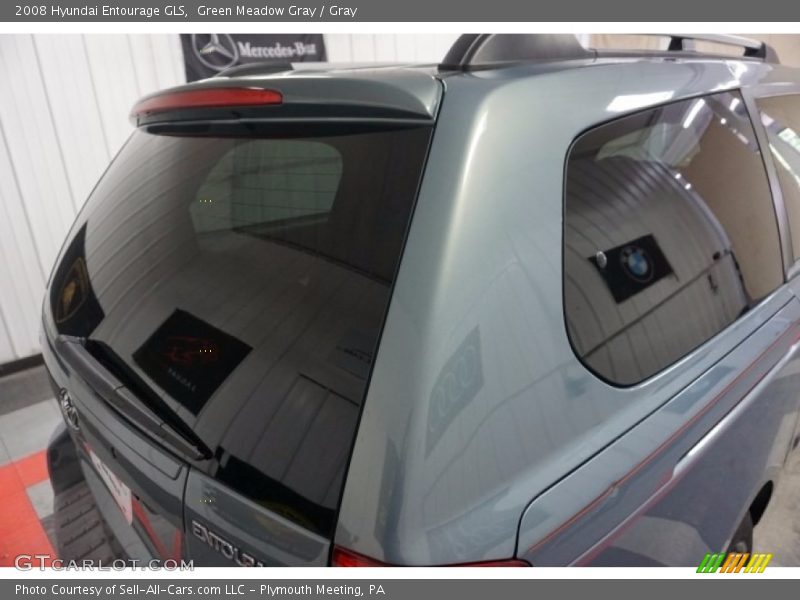 Green Meadow Gray / Gray 2008 Hyundai Entourage GLS