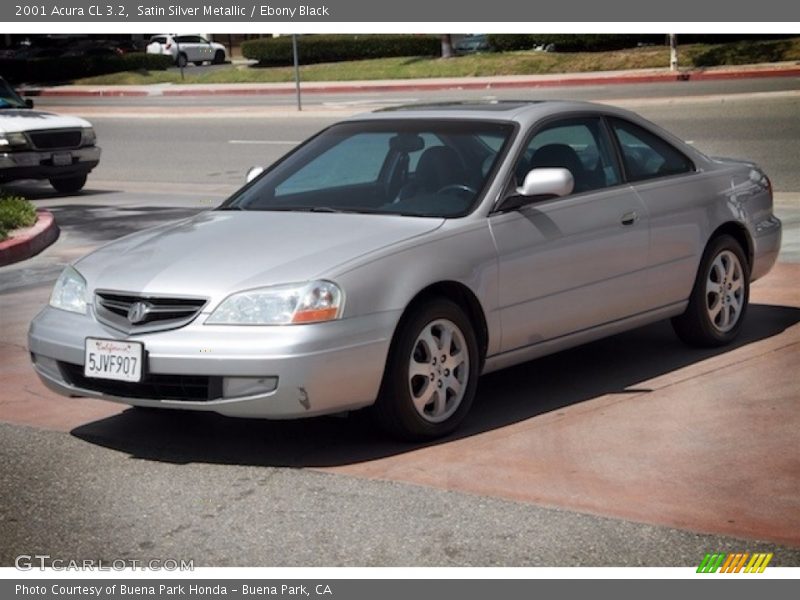 Satin Silver Metallic / Ebony Black 2001 Acura CL 3.2