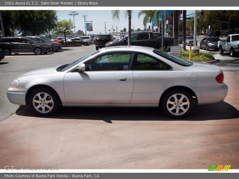 Satin Silver Metallic / Ebony Black 2001 Acura CL 3.2