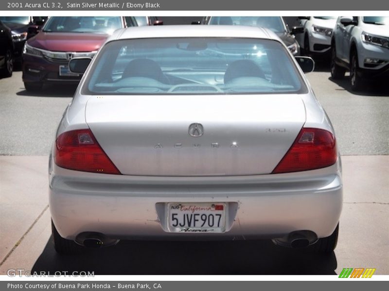 Satin Silver Metallic / Ebony Black 2001 Acura CL 3.2