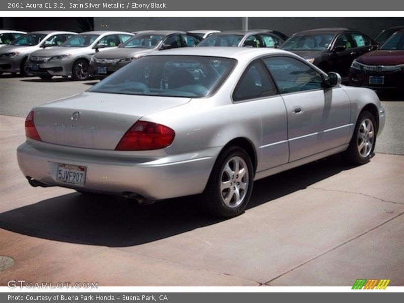 Satin Silver Metallic / Ebony Black 2001 Acura CL 3.2