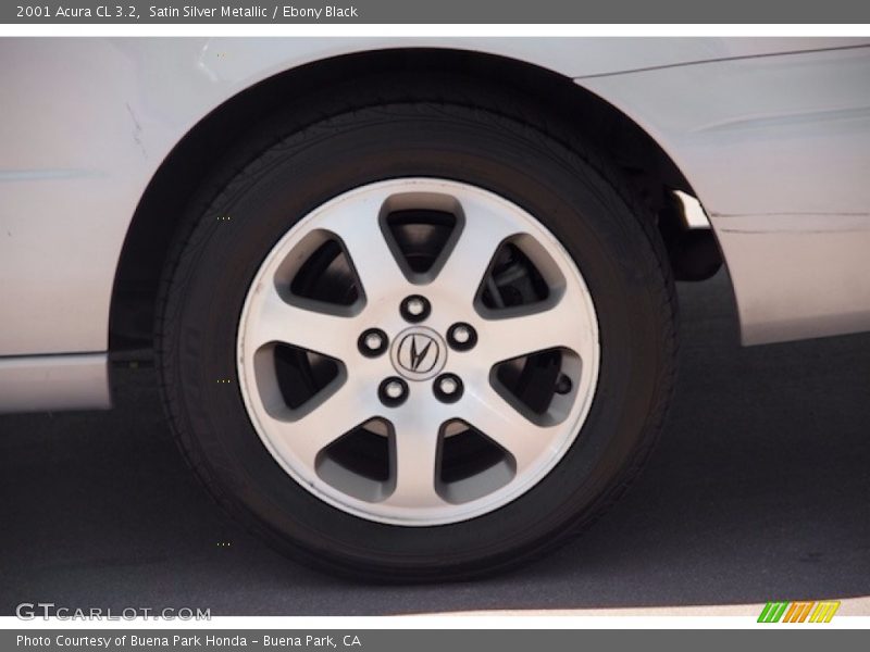 Satin Silver Metallic / Ebony Black 2001 Acura CL 3.2