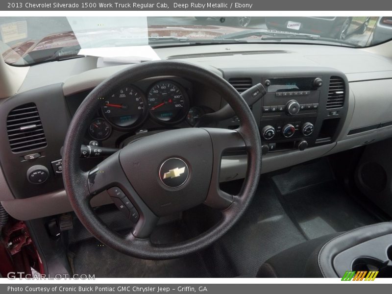 Deep Ruby Metallic / Ebony 2013 Chevrolet Silverado 1500 Work Truck Regular Cab