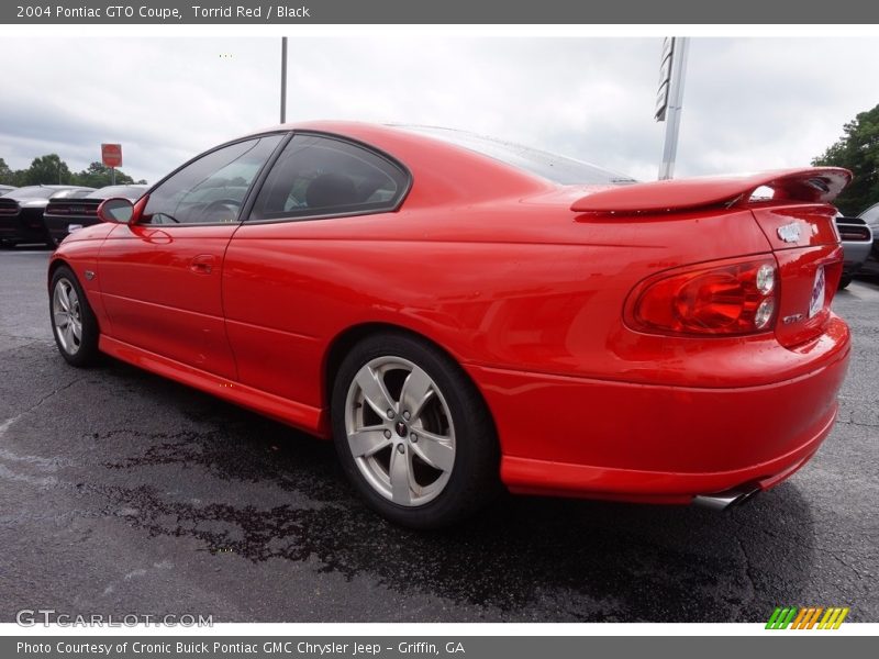 Torrid Red / Black 2004 Pontiac GTO Coupe