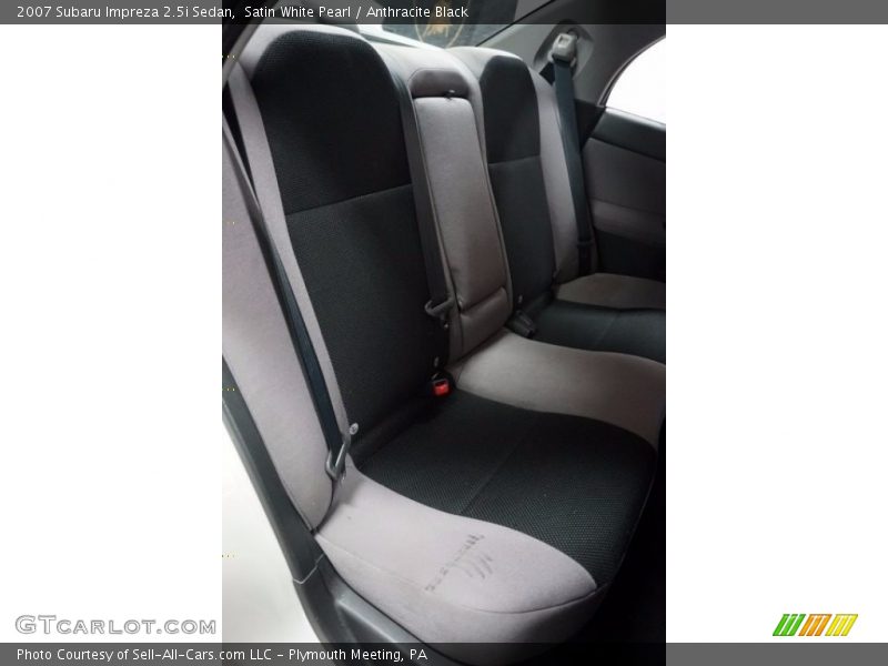 Satin White Pearl / Anthracite Black 2007 Subaru Impreza 2.5i Sedan