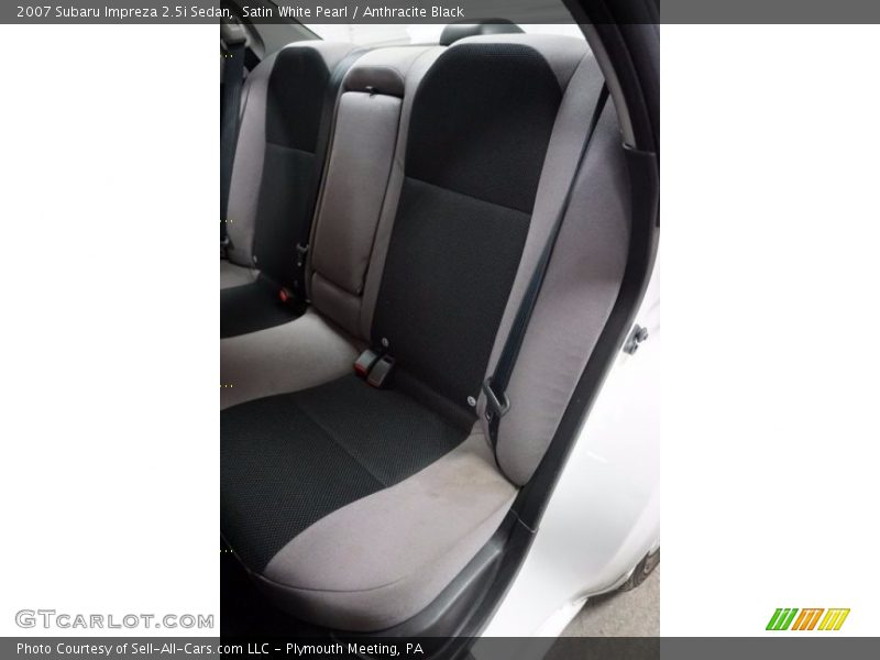 Satin White Pearl / Anthracite Black 2007 Subaru Impreza 2.5i Sedan
