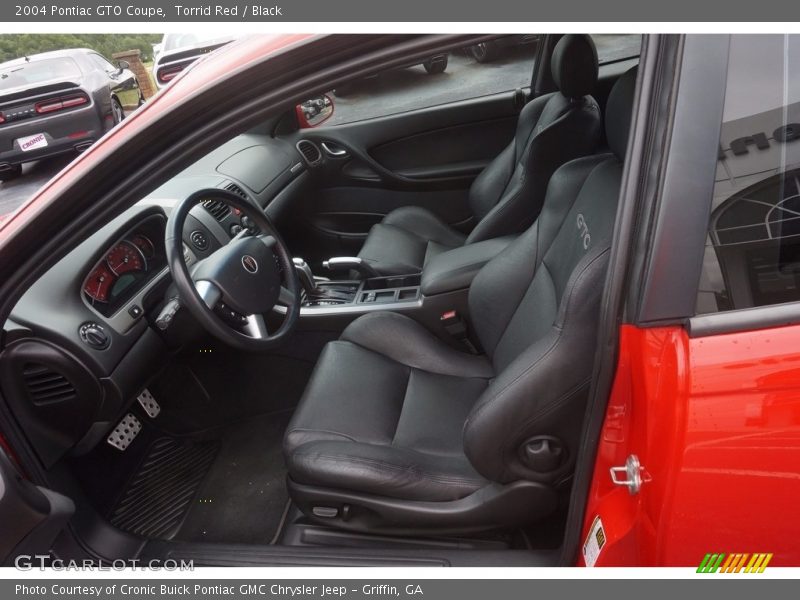 Torrid Red / Black 2004 Pontiac GTO Coupe