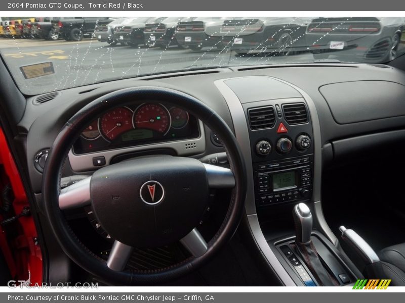 Torrid Red / Black 2004 Pontiac GTO Coupe