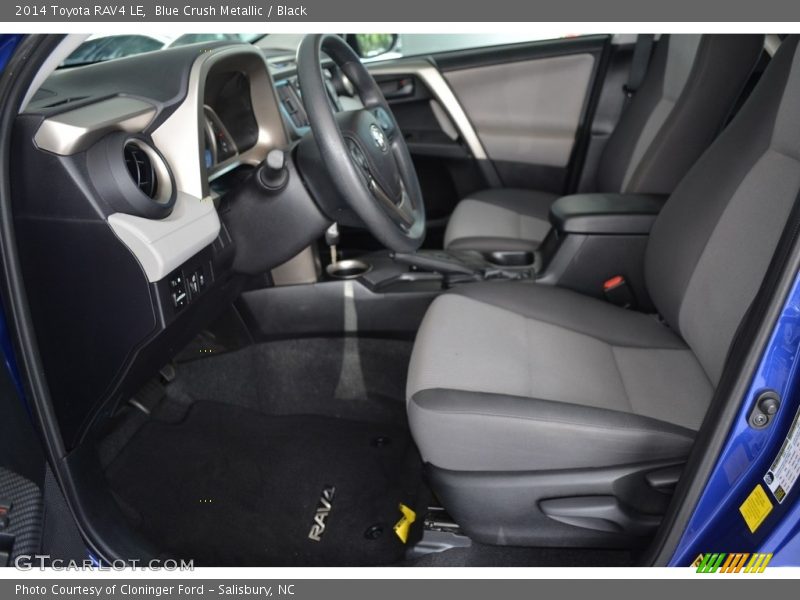 Blue Crush Metallic / Black 2014 Toyota RAV4 LE