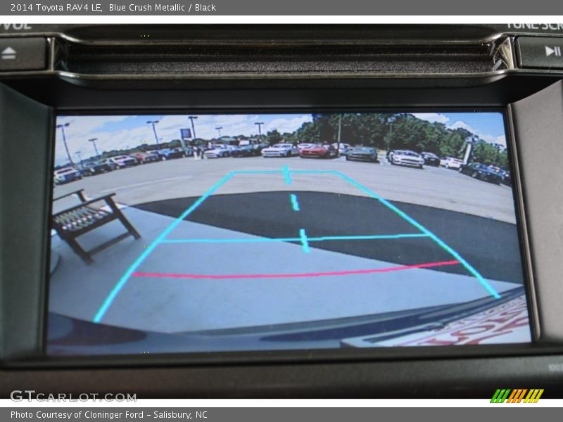 Blue Crush Metallic / Black 2014 Toyota RAV4 LE