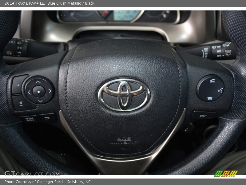 Blue Crush Metallic / Black 2014 Toyota RAV4 LE