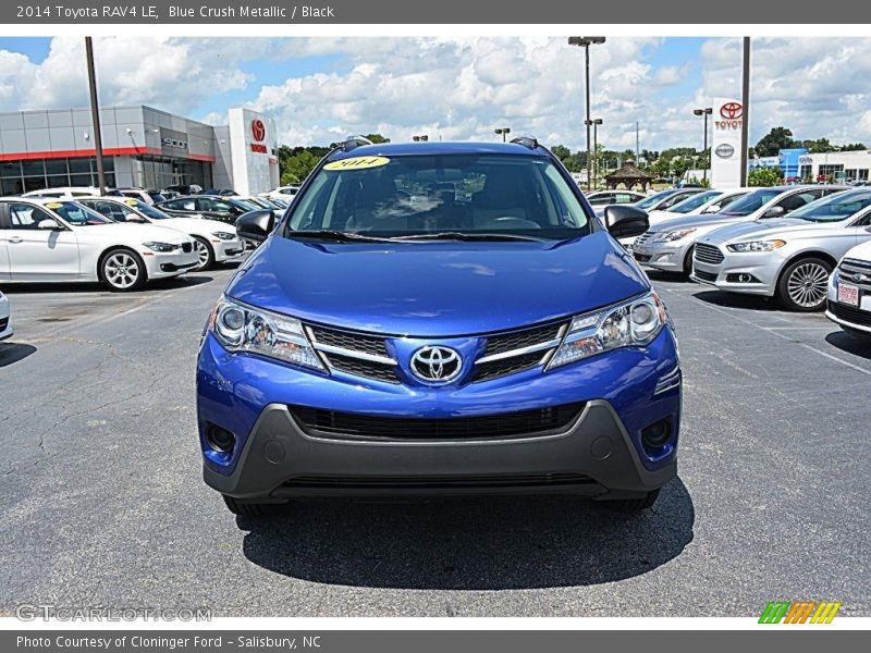 Blue Crush Metallic / Black 2014 Toyota RAV4 LE