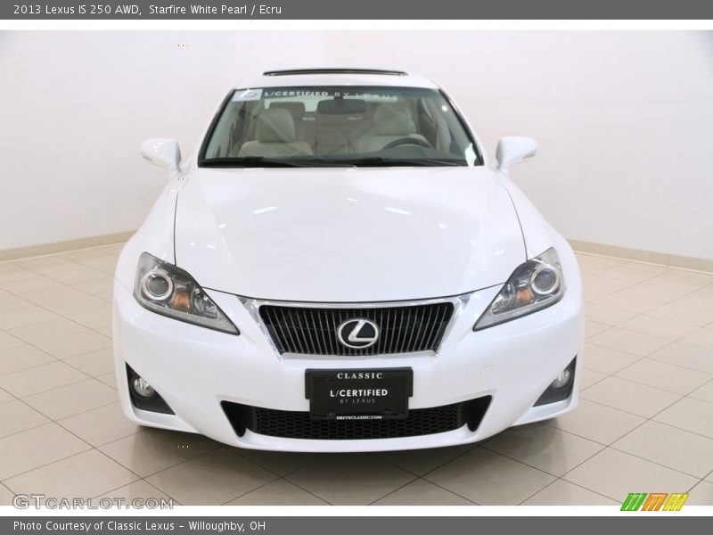 Starfire White Pearl / Ecru 2013 Lexus IS 250 AWD