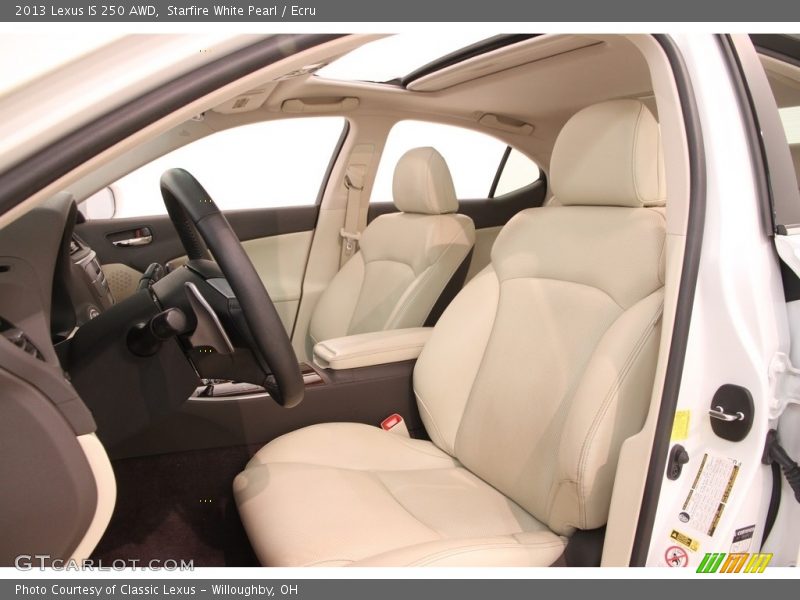 Starfire White Pearl / Ecru 2013 Lexus IS 250 AWD