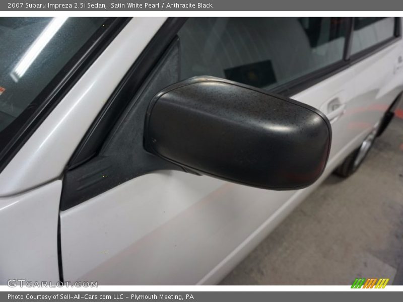 Satin White Pearl / Anthracite Black 2007 Subaru Impreza 2.5i Sedan