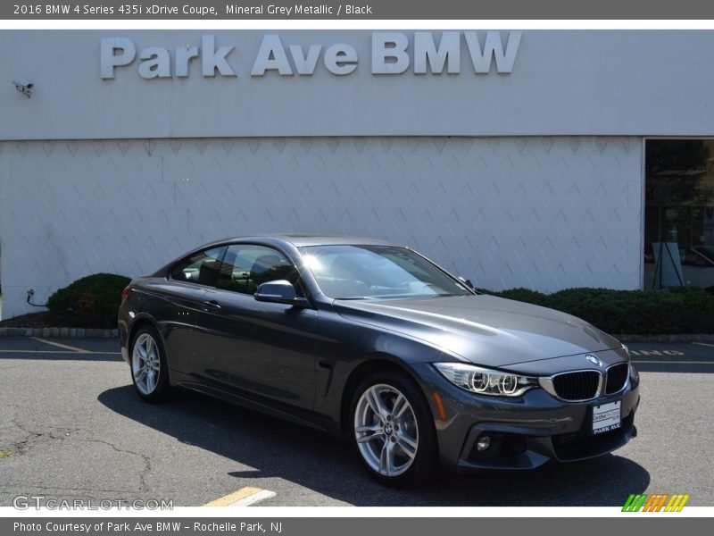Mineral Grey Metallic / Black 2016 BMW 4 Series 435i xDrive Coupe