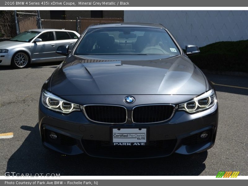 Mineral Grey Metallic / Black 2016 BMW 4 Series 435i xDrive Coupe