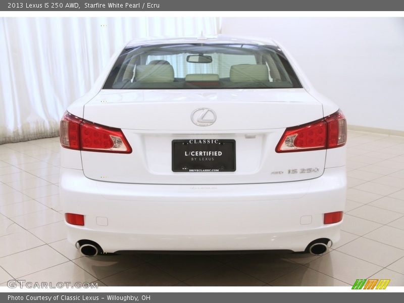 Starfire White Pearl / Ecru 2013 Lexus IS 250 AWD