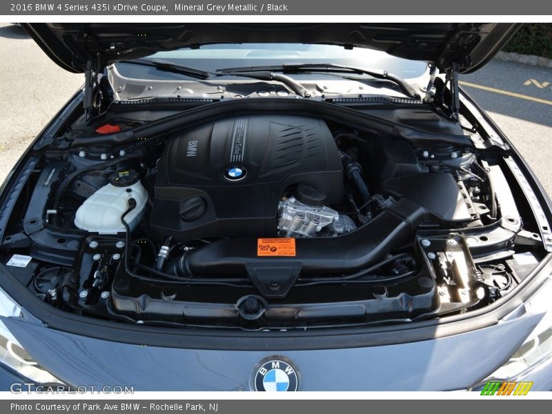 Mineral Grey Metallic / Black 2016 BMW 4 Series 435i xDrive Coupe