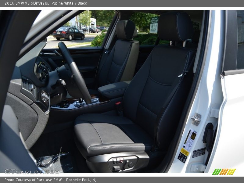 Alpine White / Black 2016 BMW X3 xDrive28i
