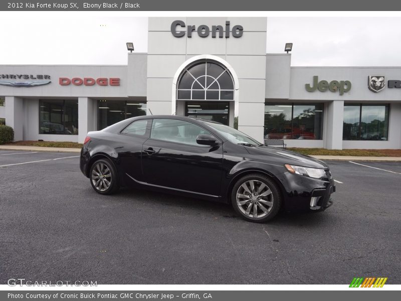 Ebony Black / Black 2012 Kia Forte Koup SX