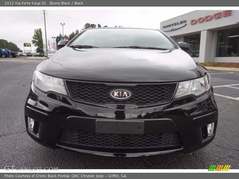 Ebony Black / Black 2012 Kia Forte Koup SX
