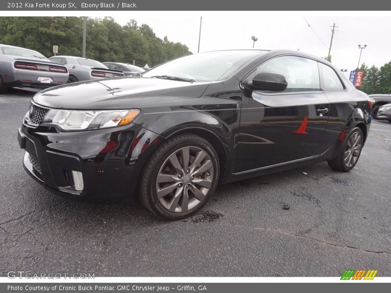 Ebony Black / Black 2012 Kia Forte Koup SX
