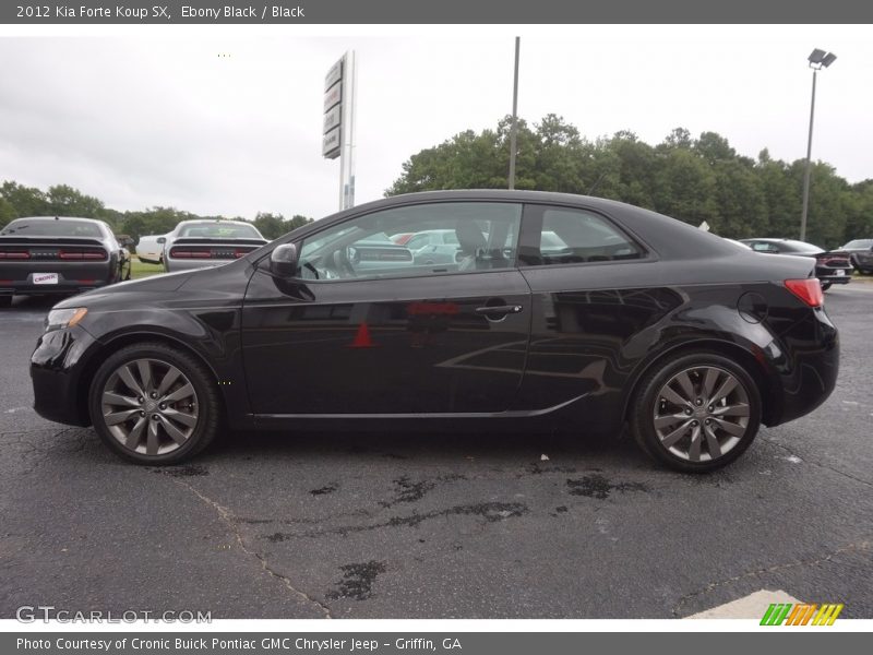Ebony Black / Black 2012 Kia Forte Koup SX