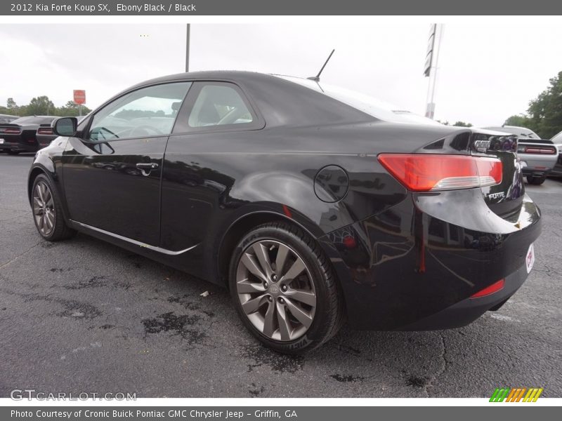 Ebony Black / Black 2012 Kia Forte Koup SX