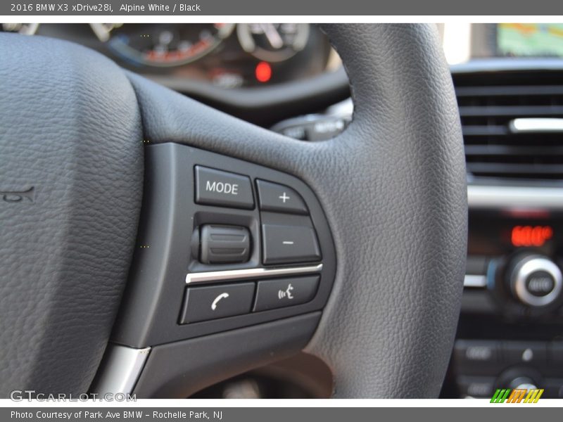 Alpine White / Black 2016 BMW X3 xDrive28i