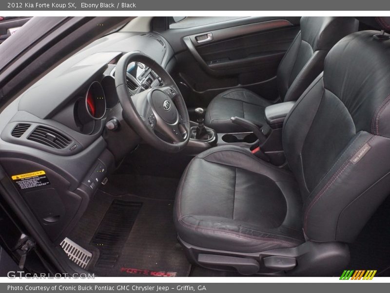 Ebony Black / Black 2012 Kia Forte Koup SX